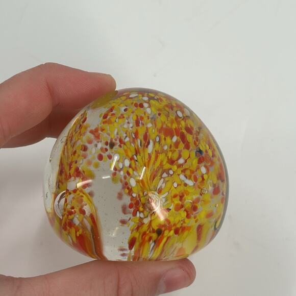 Hand Blown glass paperweight - Picture 6 of 8